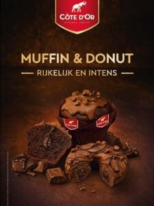 Côte D’Or muffins en donuts